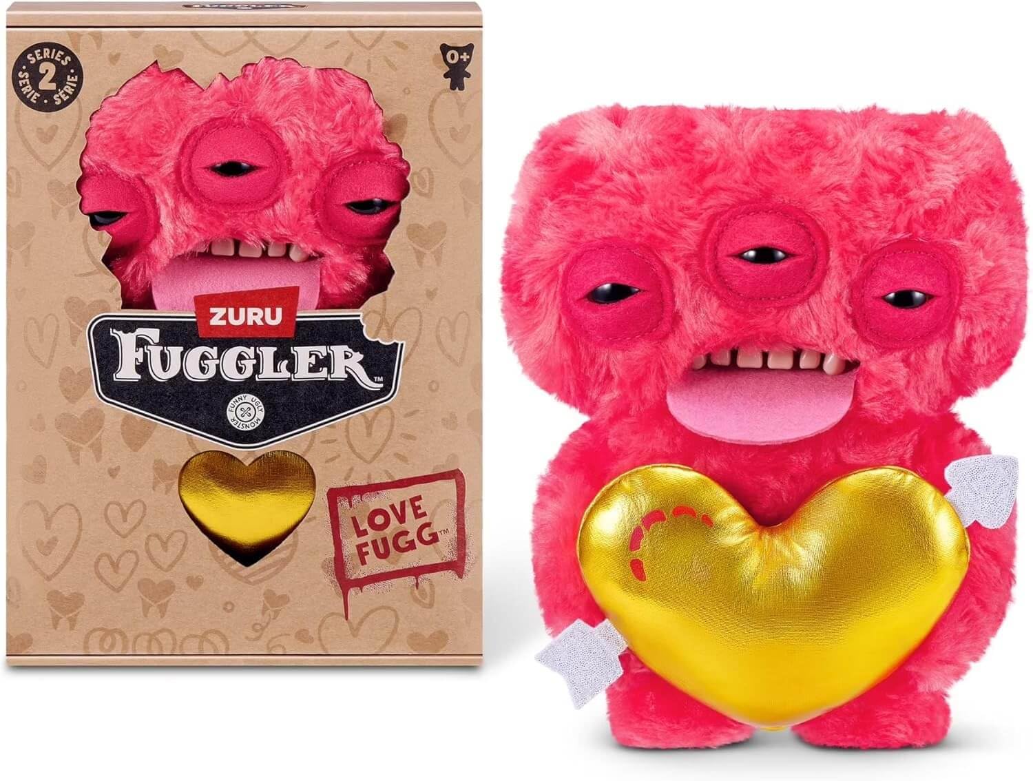 Amazon.com: ZURU Fuggler Love Fuggs S2 Red Annoyed Alien : Toys